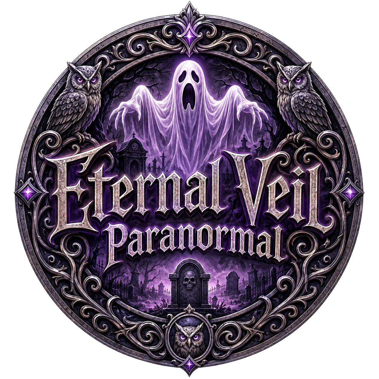Eternal Veil Paranormal badge logo